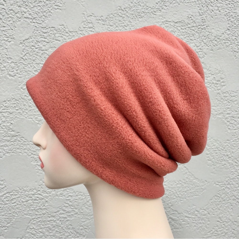 Terracotta Plush Fleece Beanie